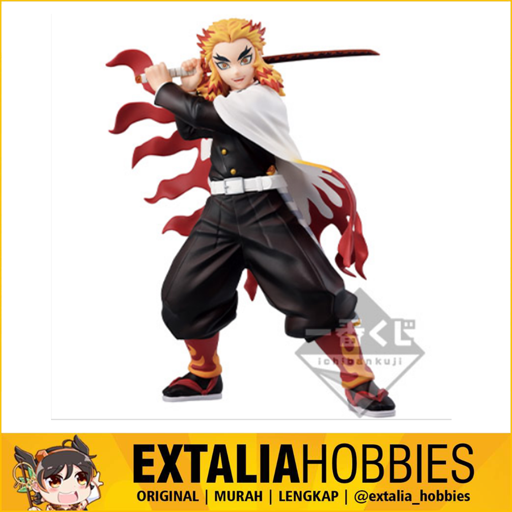 ICHIBAN KUJI - Demon Slayer: Kimetsu no Yaiba The Movie: Mugen Train - A Prize Kyojuro Rengoku figure ICHIBAN KUJI - Demon Slayer: Kimetsu no Yaiba The Movie: Mugen Train - A Prize Kyojuro Rengoku figure